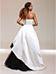  Satin Tulle A-line Strapless Floor-length Evening/ Prom Dress inspired by Isabella Ragonese