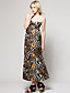 Mix animal print Maxi Dress