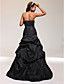  Trumpet/Mermaid Strapless Floor-length Taffeta Prom/Evening Dress