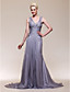  BERNESSA - Robe de Soirée Mousseline Satin