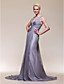  BERNESSA - Robe de Soirée Mousseline Satin