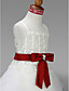  A-line Square Floor-length Satin Flower Girl Dress