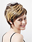  Capless Short High Quality Synthetic Natural Look Dark Coffee With Blonde Bob Hair Wig FD010C-0479-1112-3