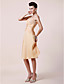  SERENA - Vestido de Damas em Chifon com Xale