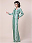  Sheath/Column Strapless Floor-length Taffeta Mother of the Bride Dress With A Wrap