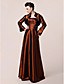  A-line Strapless Floor-length Taffeta Mother of the Bride Dress With A Wrap