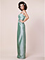  Sheath/Column Strapless Floor-length Taffeta Mother of the Bride Dress With A Wrap