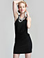  encolure camisole robe drapée design / robes pour femmes (FF-1801be011-0851)