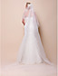  One-tier Cathedral Wedding Veils With Pencil Edge