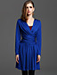  ts croisé knitteddress plissée conception ceinture
