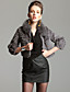  TS Fox and Rabbit Fur Quarter Sleeve Coat