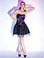  ARIETTA - Kleid für Cocktailparty aus Satin und Tüll