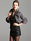  TS Fox and Rabbit Fur Quarter Sleeve Coat