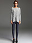  TS Beaded Loose Fit Sweater With Ribbed Sleeves