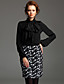 ts Vintage-Stil Fliege große Laterne Ärmel Bluse Shirt