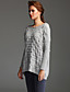  TS Beaded Loose Fit Sweater With Ribbed Sleeves