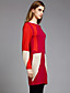  TS Geometric Knit Long Sweater Dress