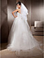  Three-tier Chapel Wedding Veils With Ribbon Edge