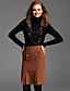  ts haute Pull col va du chic bureau pour le week-end