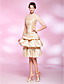  LEANNE - Robe de Cocktail Taffetas