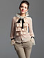  TS Lapel Ruffle Front Blouse Shirt