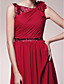  A-line Bateau Floor-length Chiffon Mother of the Bride Dress