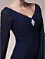  Trumpet/Mermaid V-neck Floor-length Chiffon Mother of the Bride Dress