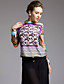  ts gemischten Muster Bluse Shirt