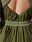  Sheath/Column V-neck Asymmetrical Chiffon Evening Dress