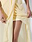  Chiffon Sheath/Column V-neck Asymmetrical Evening Dress inspired by Rosario Dawson