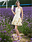  A-line Straps Short/Mini Taffeta Wedding Dress