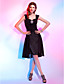  JAZMIN - kjole til cocktail i chiffon og satin
