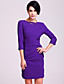  ts Einfachheit Open-Back-Bleistift Kleid