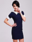  TS VINTAGE 1960s Contrast Collar Cute Dress