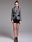  TS Checkered Wool Blazer Jacket