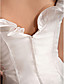  A-line V-neck Chapel Train Taffeta  Wedding Dress