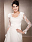  A-line Sweetheart Sweep/Brush Train Wedding Dress