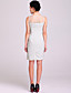  TS Yarn Organza Bow Sheath Dress