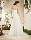  Sweetheart Neck Sweep/Brush Train Tulle Wedding Dress