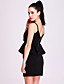  ts trendy ärmellose Rüschen Taillenkleid