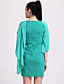  TS Contrast Color Shawl Dress (More Colors)