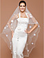  One-tier Chapel Wedding Veil With Pencil Edge