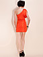  TS One Shoulder Puff Sleeve Dress (More Colors)