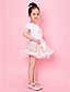  Pink Trimming Bowknot Chiffon Girl Skirt