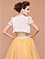  manica corta chiffon / cotone ufficio & carriera giacche / avvolge