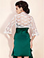  Spitze Hochzeit / Anlass Jacke / Wrap mit Elfenbein
