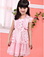  a-linje scalloped bomull jente kjole