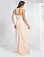  Sheath/ Column One Shoulder Floor-length Chiffon Evening Dress