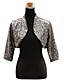  Elegant 3/4-Length Sleeve Sequined Special Occasion Jacket / Wrap