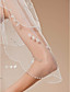  due livelli tulle con velo gomito applique (altri colori)